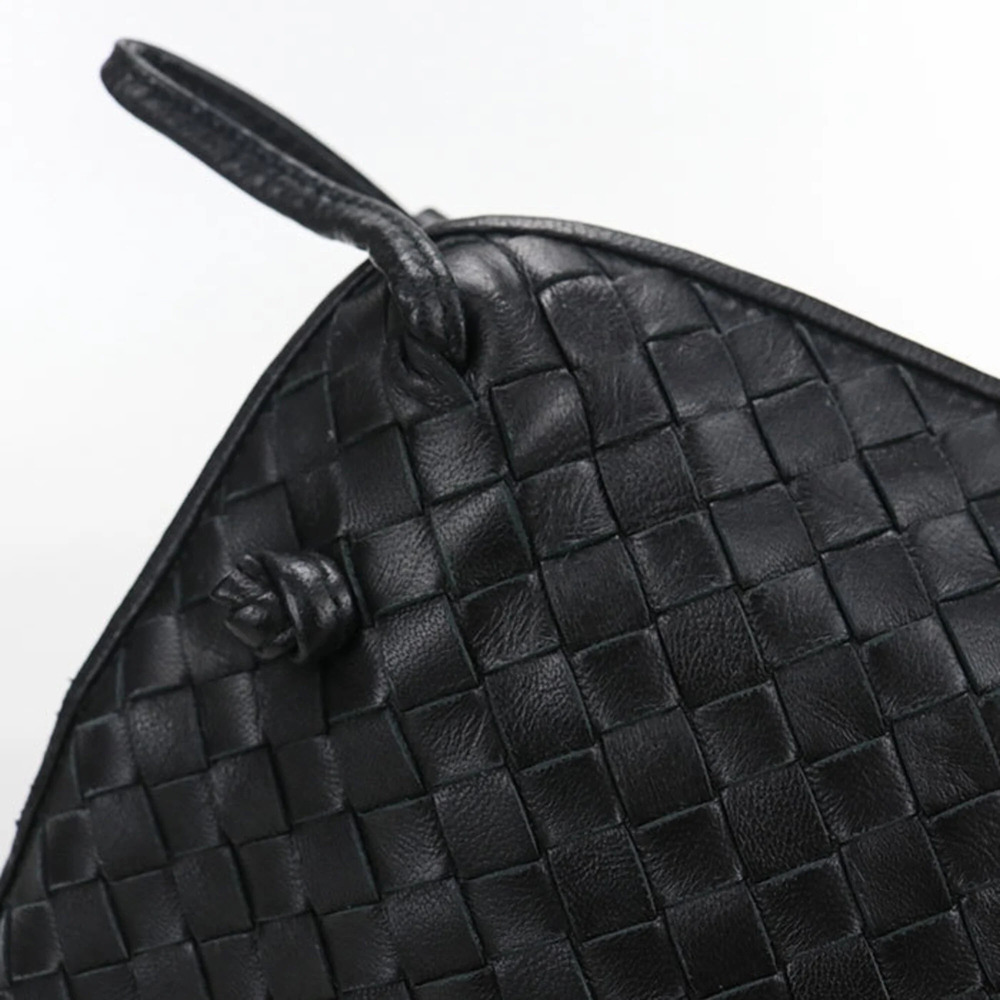 BOTTEGA VENETA Bottega Veneta Shoulder Bag Intrecciato Women's Black - Picture 9 of 10